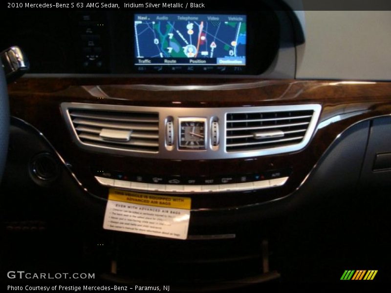 Iridium Silver Metallic / Black 2010 Mercedes-Benz S 63 AMG Sedan