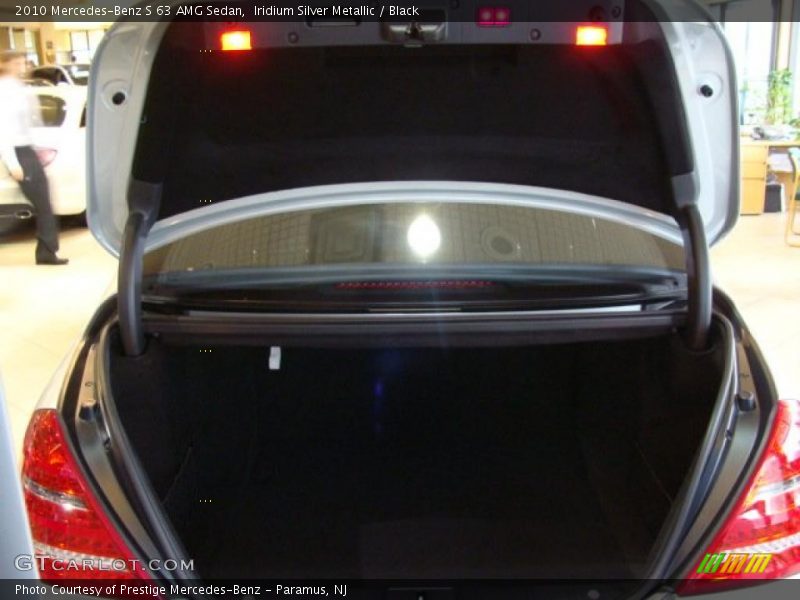 Iridium Silver Metallic / Black 2010 Mercedes-Benz S 63 AMG Sedan