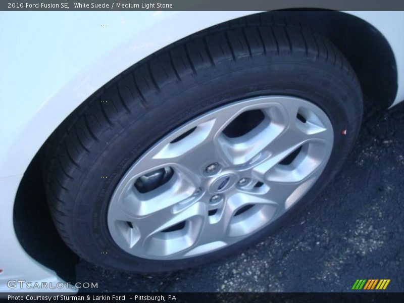White Suede / Medium Light Stone 2010 Ford Fusion SE