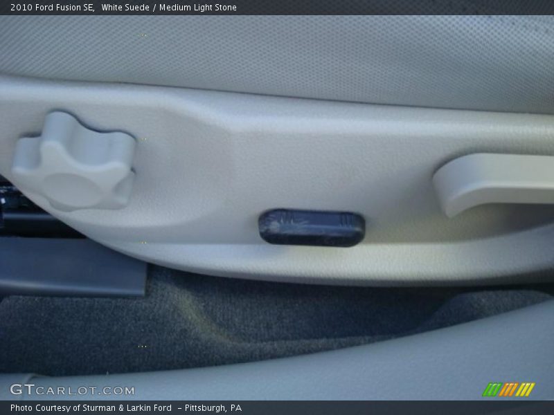 White Suede / Medium Light Stone 2010 Ford Fusion SE