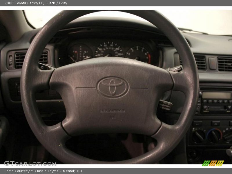 Black / Gray 2000 Toyota Camry LE