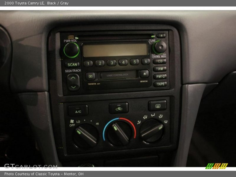 Black / Gray 2000 Toyota Camry LE