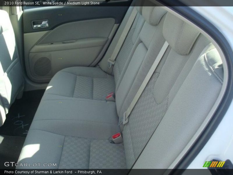 White Suede / Medium Light Stone 2010 Ford Fusion SE