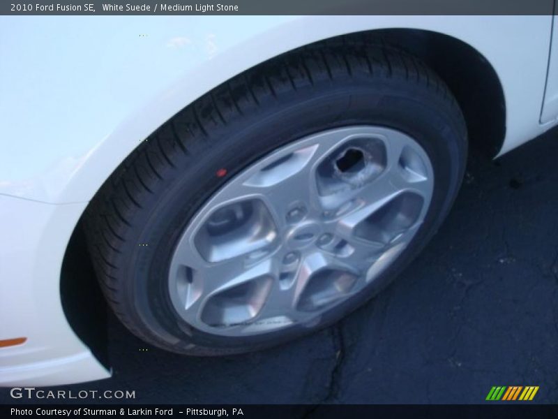 White Suede / Medium Light Stone 2010 Ford Fusion SE
