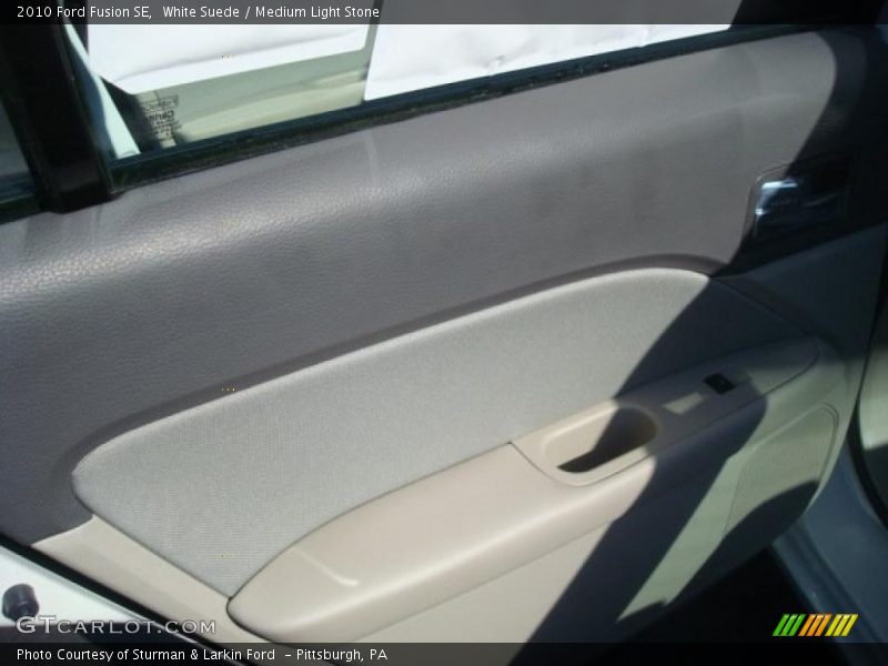 White Suede / Medium Light Stone 2010 Ford Fusion SE