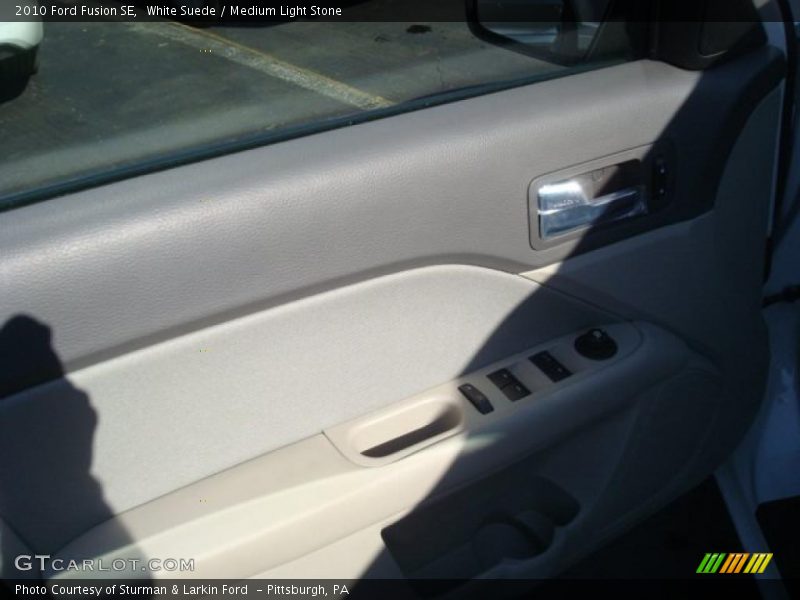 White Suede / Medium Light Stone 2010 Ford Fusion SE