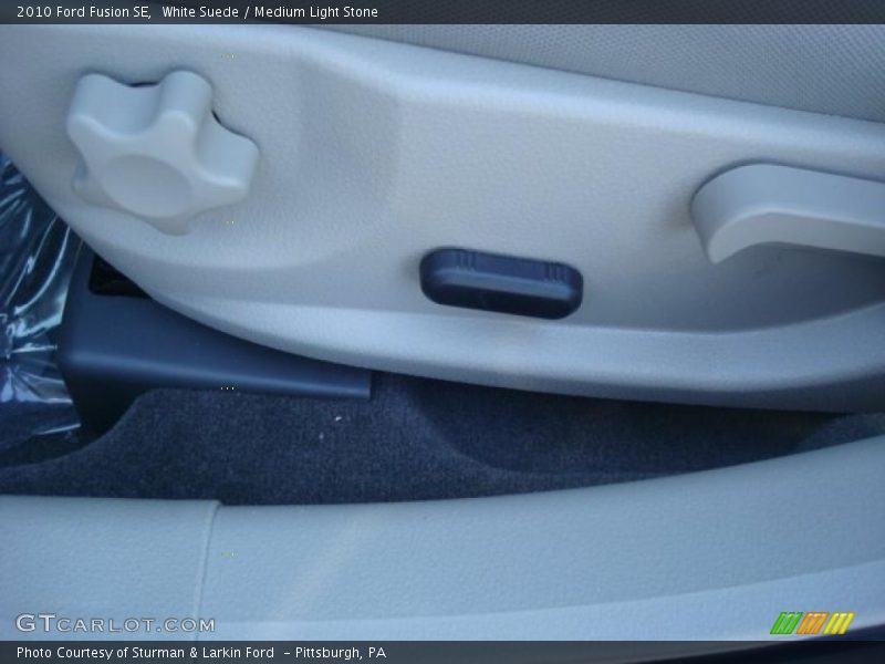 White Suede / Medium Light Stone 2010 Ford Fusion SE