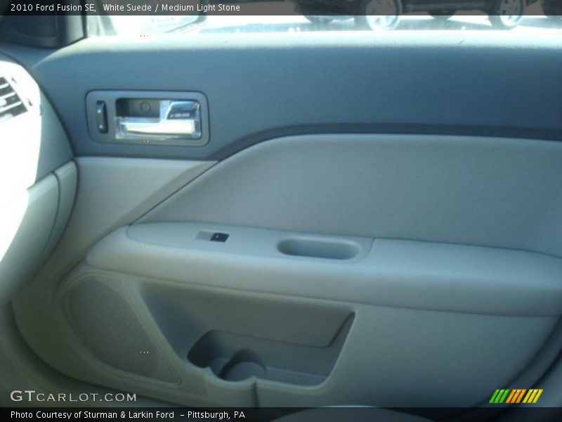 White Suede / Medium Light Stone 2010 Ford Fusion SE
