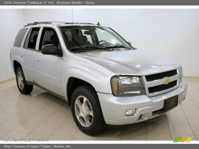 Moondust Metallic / Ebony 2008 Chevrolet TrailBlazer LT 4x4