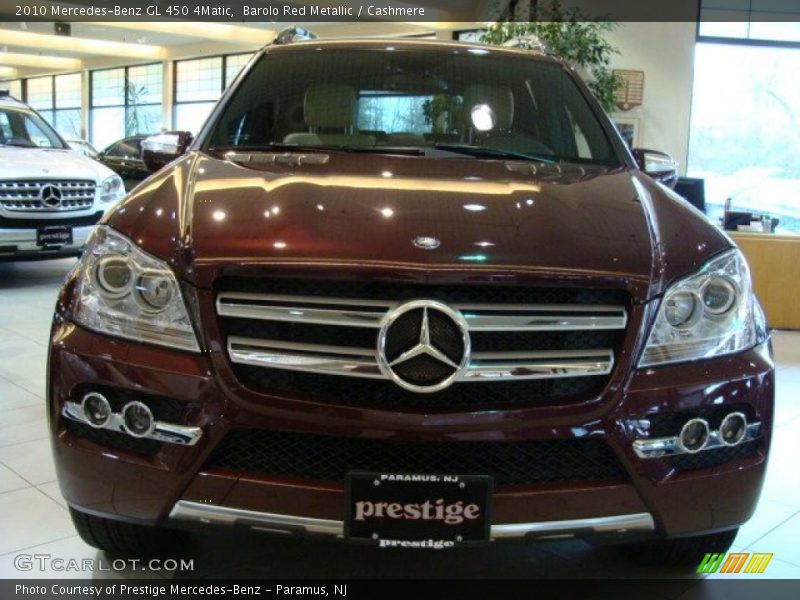 Barolo Red Metallic / Cashmere 2010 Mercedes-Benz GL 450 4Matic