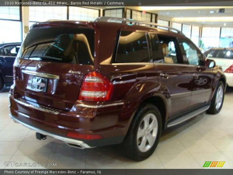 Barolo Red Metallic / Cashmere 2010 Mercedes-Benz GL 450 4Matic