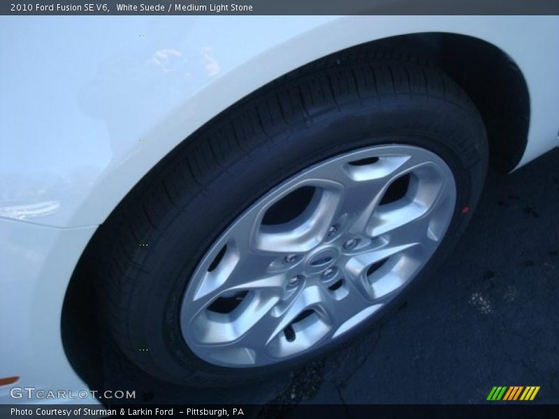 White Suede / Medium Light Stone 2010 Ford Fusion SE V6