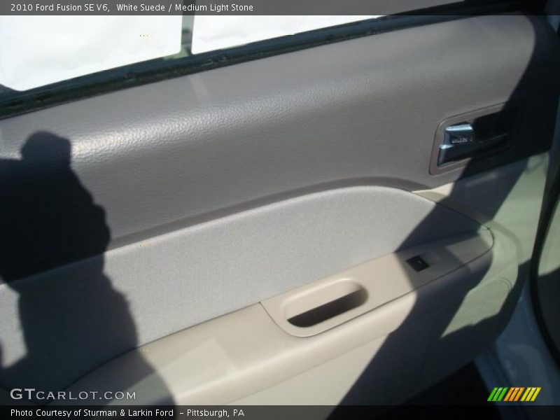 White Suede / Medium Light Stone 2010 Ford Fusion SE V6