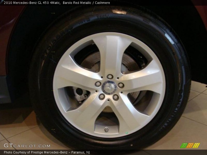 Barolo Red Metallic / Cashmere 2010 Mercedes-Benz GL 450 4Matic