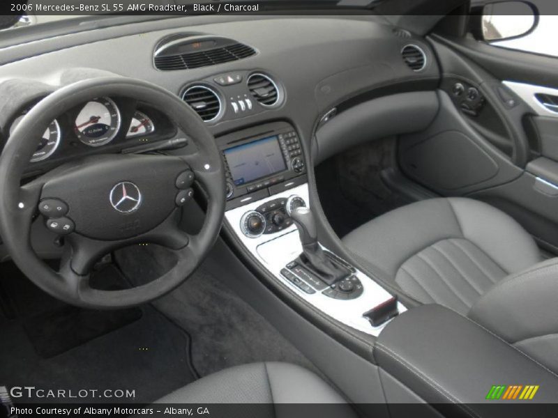 Black / Charcoal 2006 Mercedes-Benz SL 55 AMG Roadster