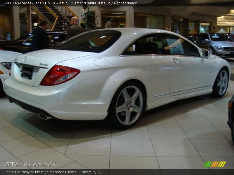 Diamond White Metallic / Cognac/Black 2010 Mercedes-Benz CL 550 4Matic