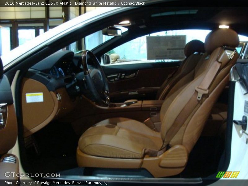 Diamond White Metallic / Cognac/Black 2010 Mercedes-Benz CL 550 4Matic