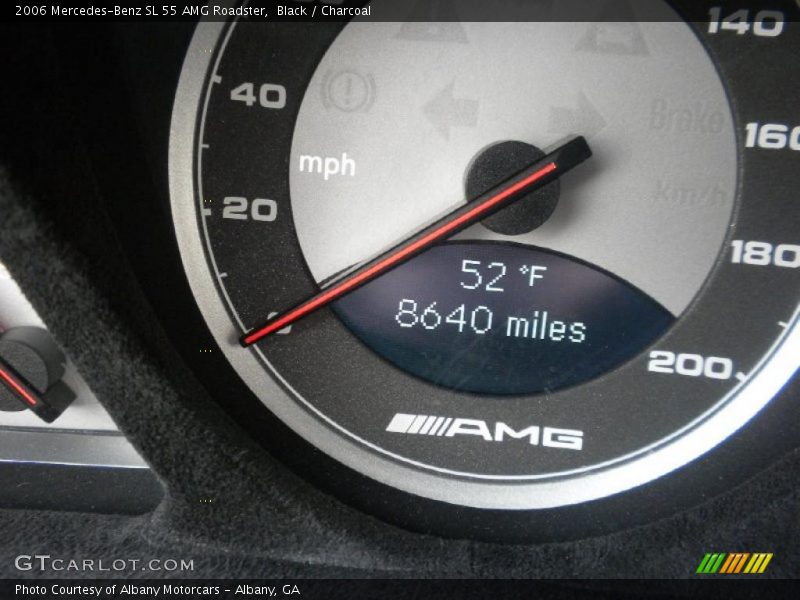 Black / Charcoal 2006 Mercedes-Benz SL 55 AMG Roadster