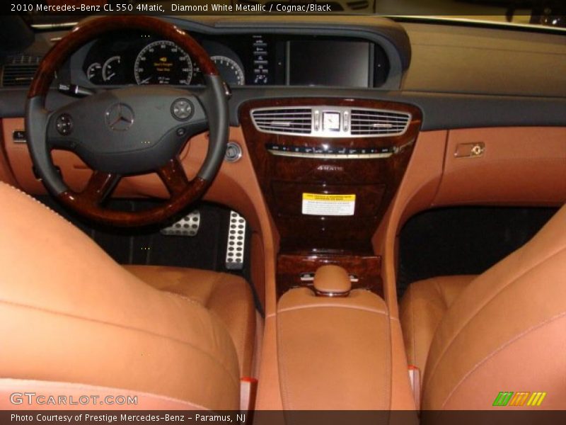 Diamond White Metallic / Cognac/Black 2010 Mercedes-Benz CL 550 4Matic