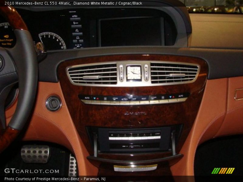 Diamond White Metallic / Cognac/Black 2010 Mercedes-Benz CL 550 4Matic