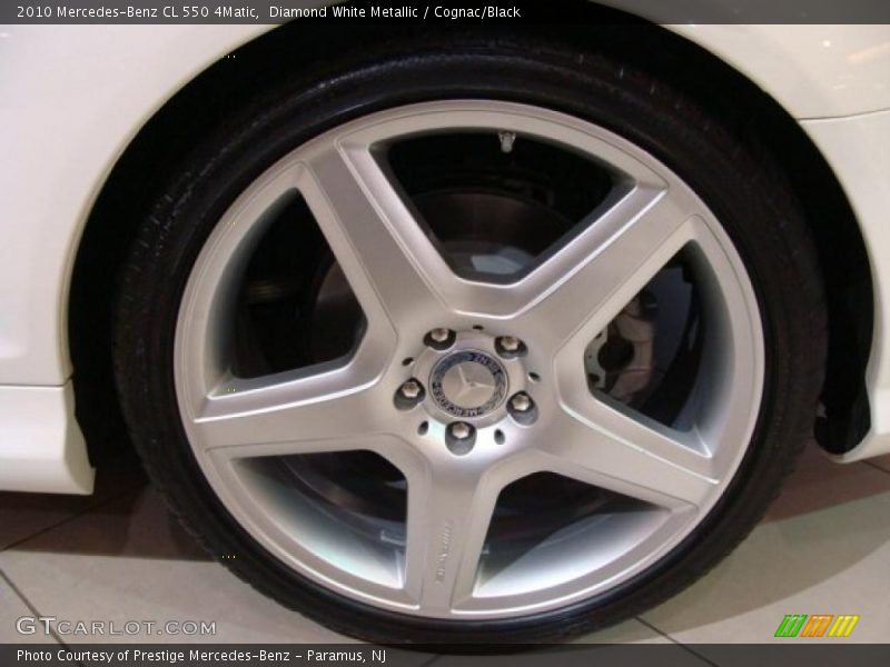 Diamond White Metallic / Cognac/Black 2010 Mercedes-Benz CL 550 4Matic
