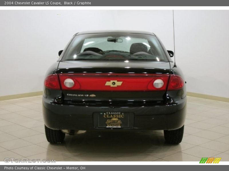 Black / Graphite 2004 Chevrolet Cavalier LS Coupe