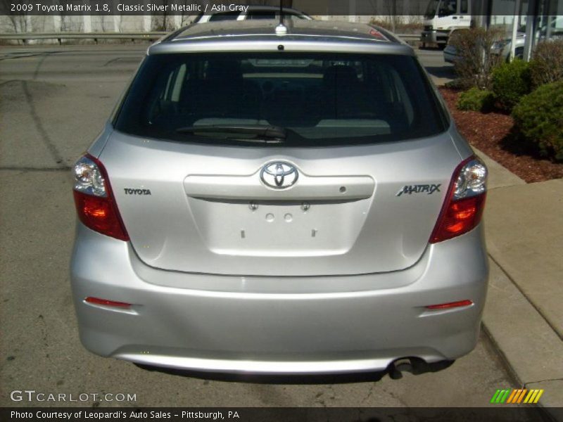 Classic Silver Metallic / Ash Gray 2009 Toyota Matrix 1.8