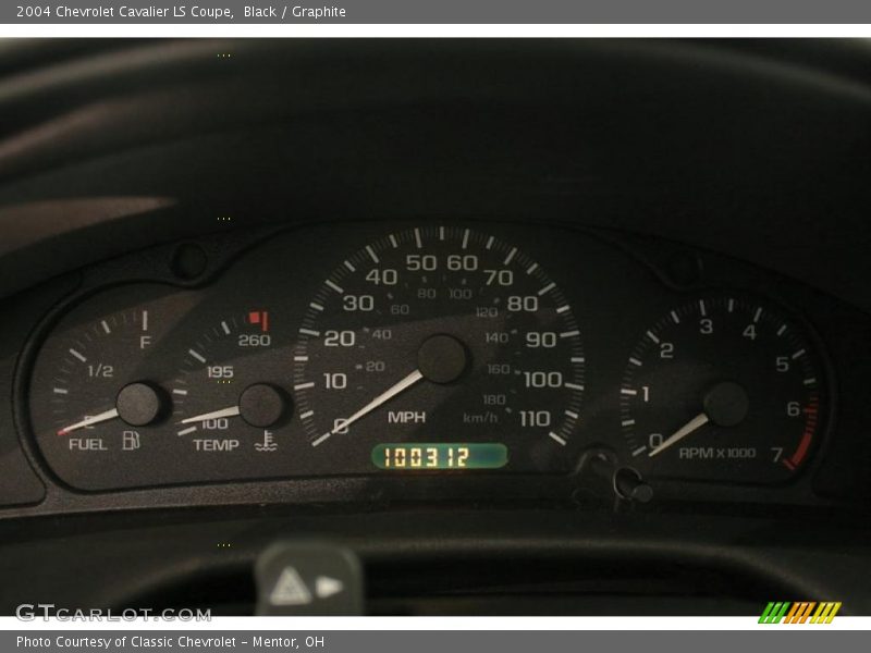 Black / Graphite 2004 Chevrolet Cavalier LS Coupe