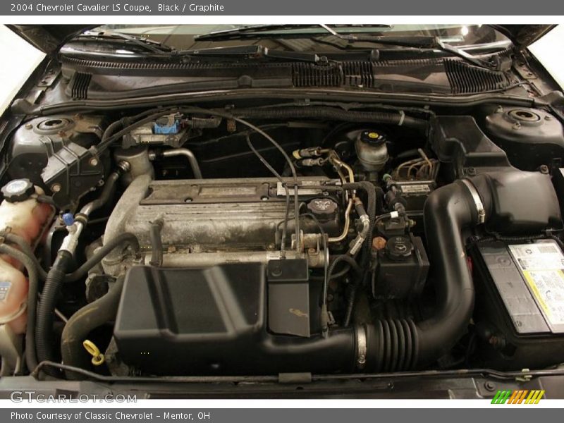 Black / Graphite 2004 Chevrolet Cavalier LS Coupe