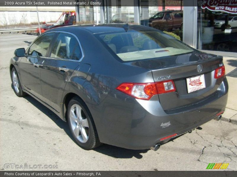 Polished Metal Metallic / Ebony 2009 Acura TSX Sedan