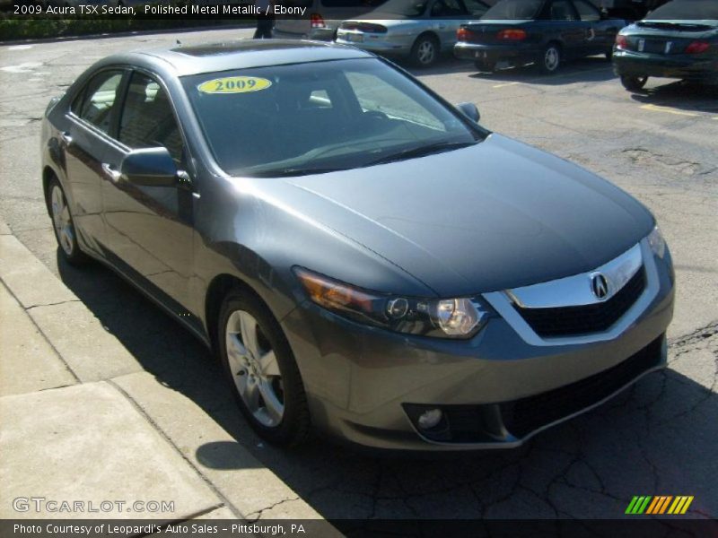 Polished Metal Metallic / Ebony 2009 Acura TSX Sedan