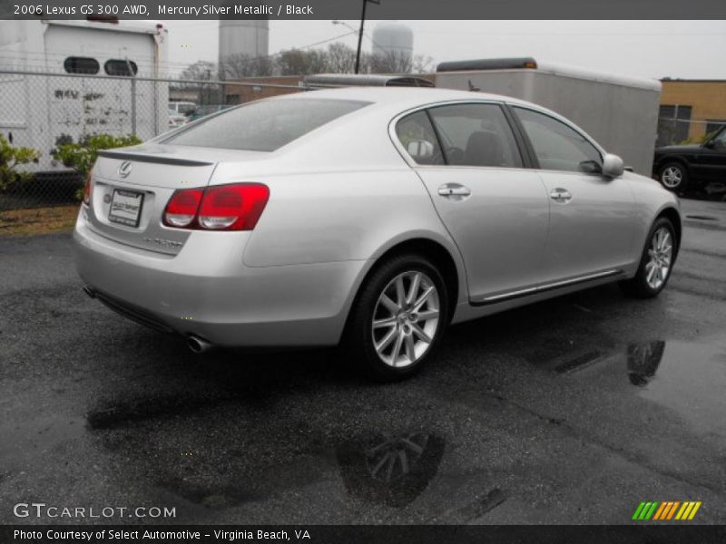 Mercury Silver Metallic / Black 2006 Lexus GS 300 AWD