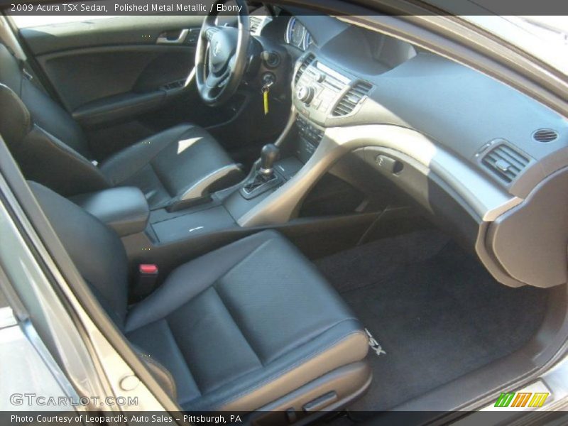 Polished Metal Metallic / Ebony 2009 Acura TSX Sedan