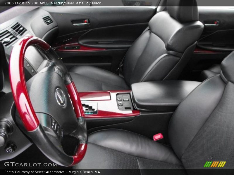 Mercury Silver Metallic / Black 2006 Lexus GS 300 AWD