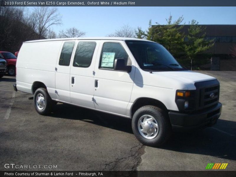 Oxford White / Medium Flint 2010 Ford E Series Van E250 Cargo Extended