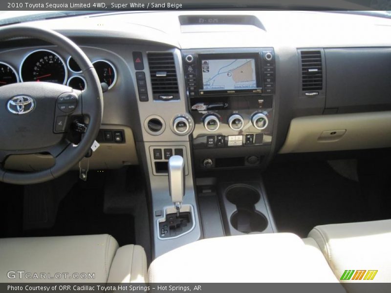 Super White / Sand Beige 2010 Toyota Sequoia Limited 4WD