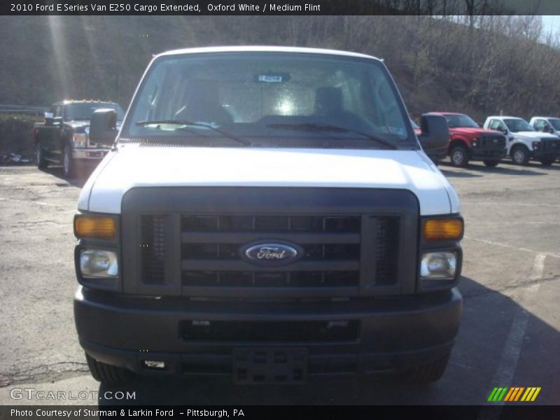 Oxford White / Medium Flint 2010 Ford E Series Van E250 Cargo Extended