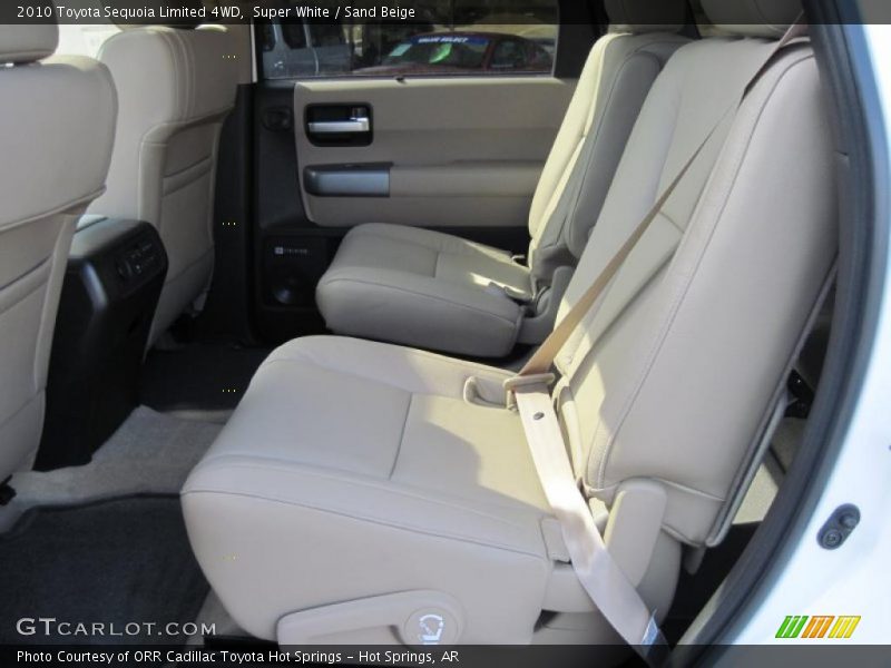 Super White / Sand Beige 2010 Toyota Sequoia Limited 4WD