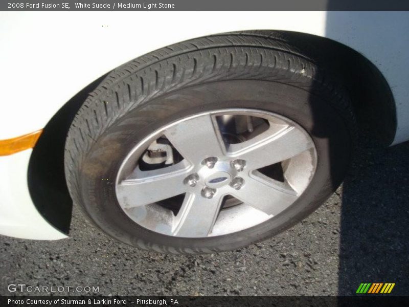 White Suede / Medium Light Stone 2008 Ford Fusion SE