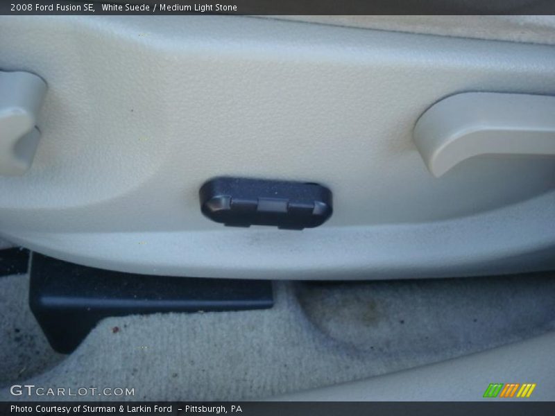 White Suede / Medium Light Stone 2008 Ford Fusion SE