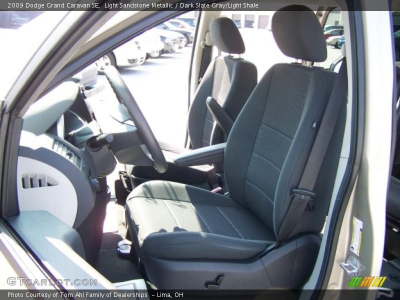 Light Sandstone Metallic / Dark Slate Gray/Light Shale 2009 Dodge Grand Caravan SE