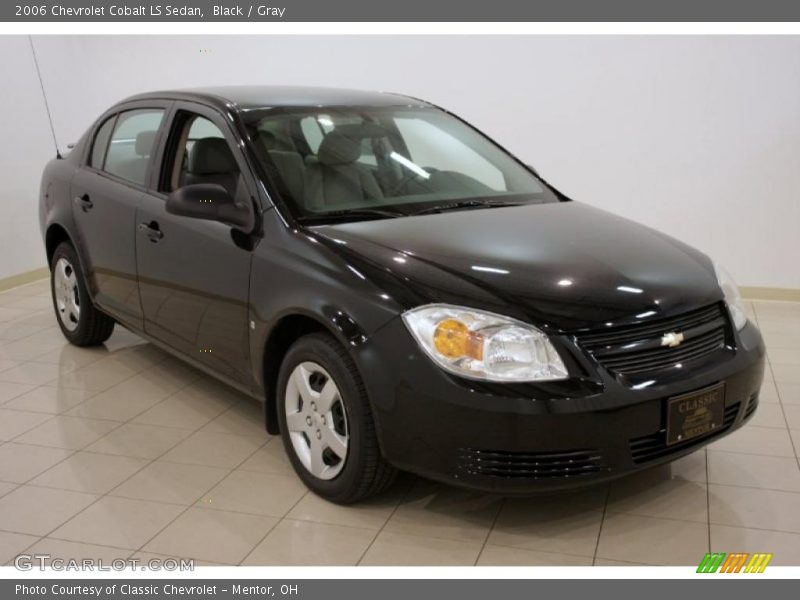 Black / Gray 2006 Chevrolet Cobalt LS Sedan