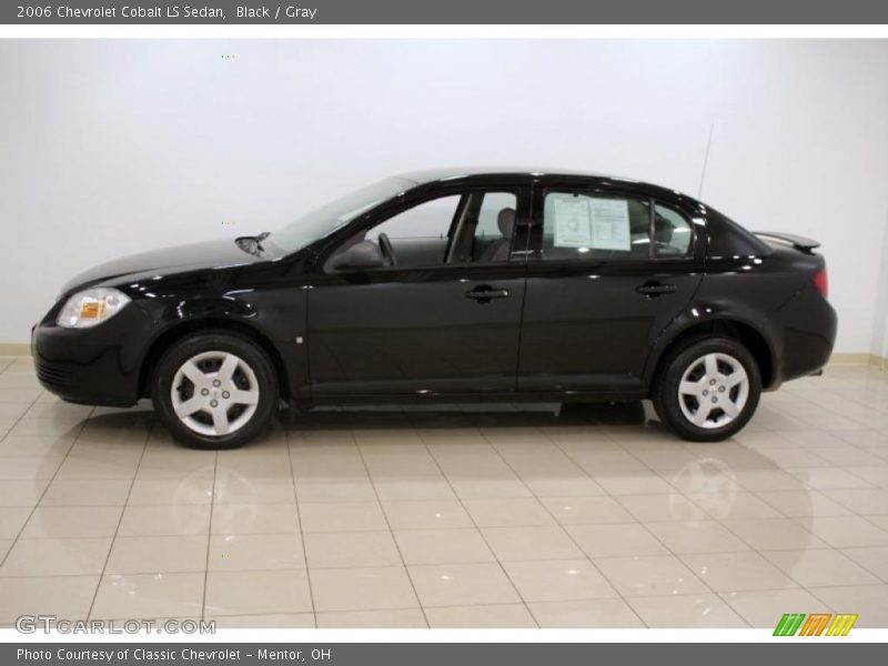 Black / Gray 2006 Chevrolet Cobalt LS Sedan