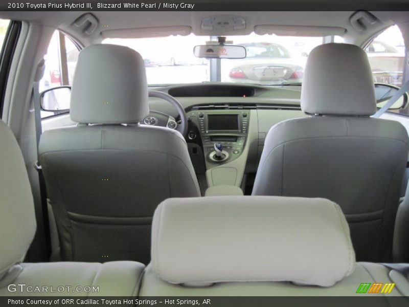 Blizzard White Pearl / Misty Gray 2010 Toyota Prius Hybrid III