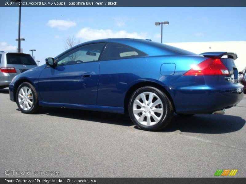  2007 Accord EX V6 Coupe Sapphire Blue Pearl