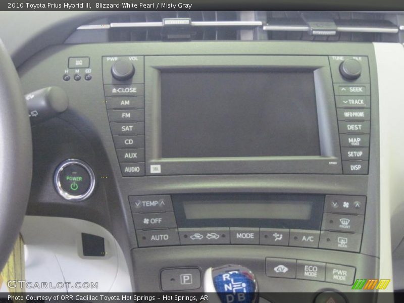 Blizzard White Pearl / Misty Gray 2010 Toyota Prius Hybrid III