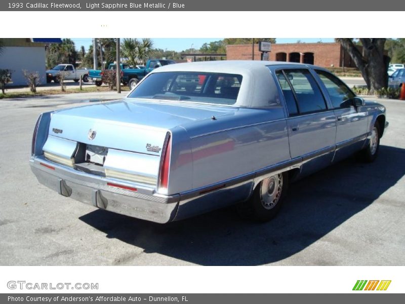 Light Sapphire Blue Metallic / Blue 1993 Cadillac Fleetwood