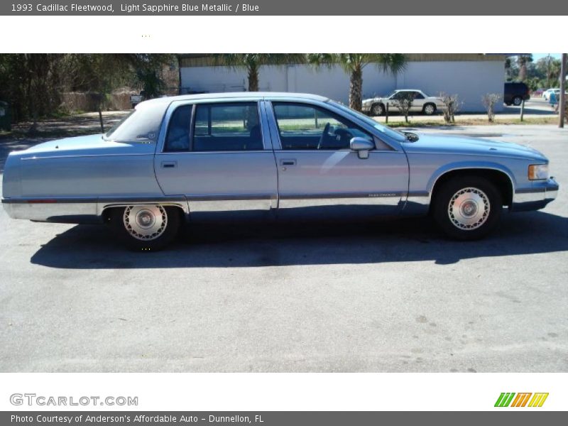 Light Sapphire Blue Metallic / Blue 1993 Cadillac Fleetwood