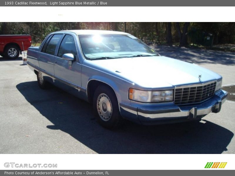 Light Sapphire Blue Metallic / Blue 1993 Cadillac Fleetwood