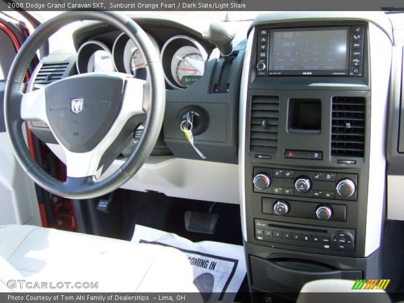 Sunburst Orange Pearl / Dark Slate/Light Shale 2008 Dodge Grand Caravan SXT